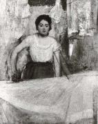 Edgar Degas Woman ironing painting